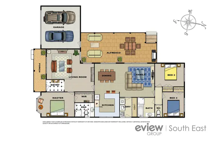 Floorplan of Homely house listing, 2 Hedgeley Dr, Berwick VIC 3806