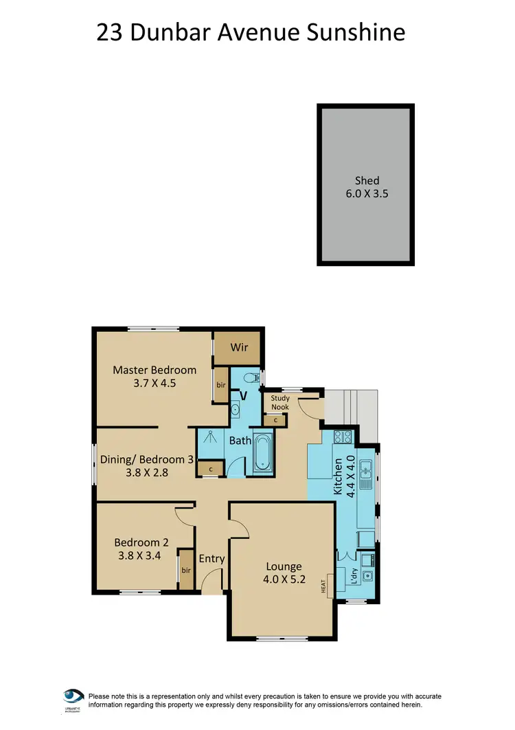 Floorplan of Homely house listing, 23 Dunbar Avenue, Sunshine VIC 3020