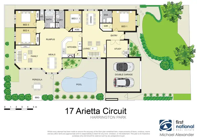 Floorplan of Homely house listing, 17 Arietta Circuit, Harrington Park NSW 2567