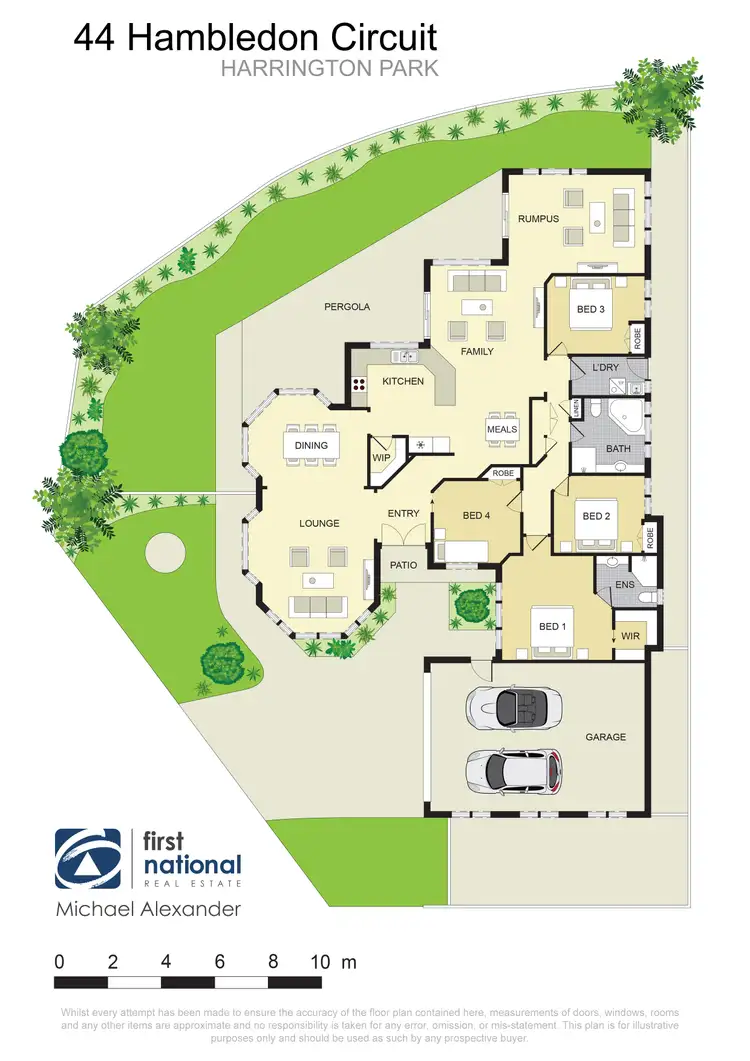 Floorplan of Homely house listing, 44 Hambledon Circuit, Harrington Park NSW 2567