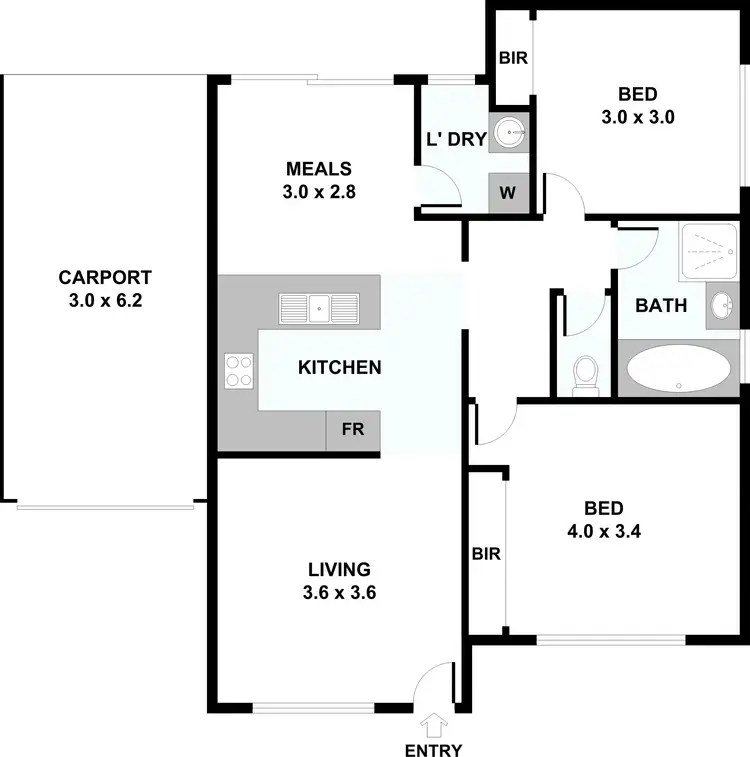 Floorplan of Homely house listing, 24/4 Tyson Way, Sydenham VIC 3037
