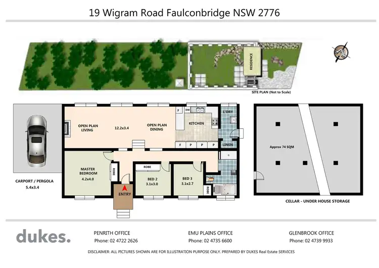 Floorplan of Homely house listing, 19 Wigram Road, Faulconbridge NSW 2776