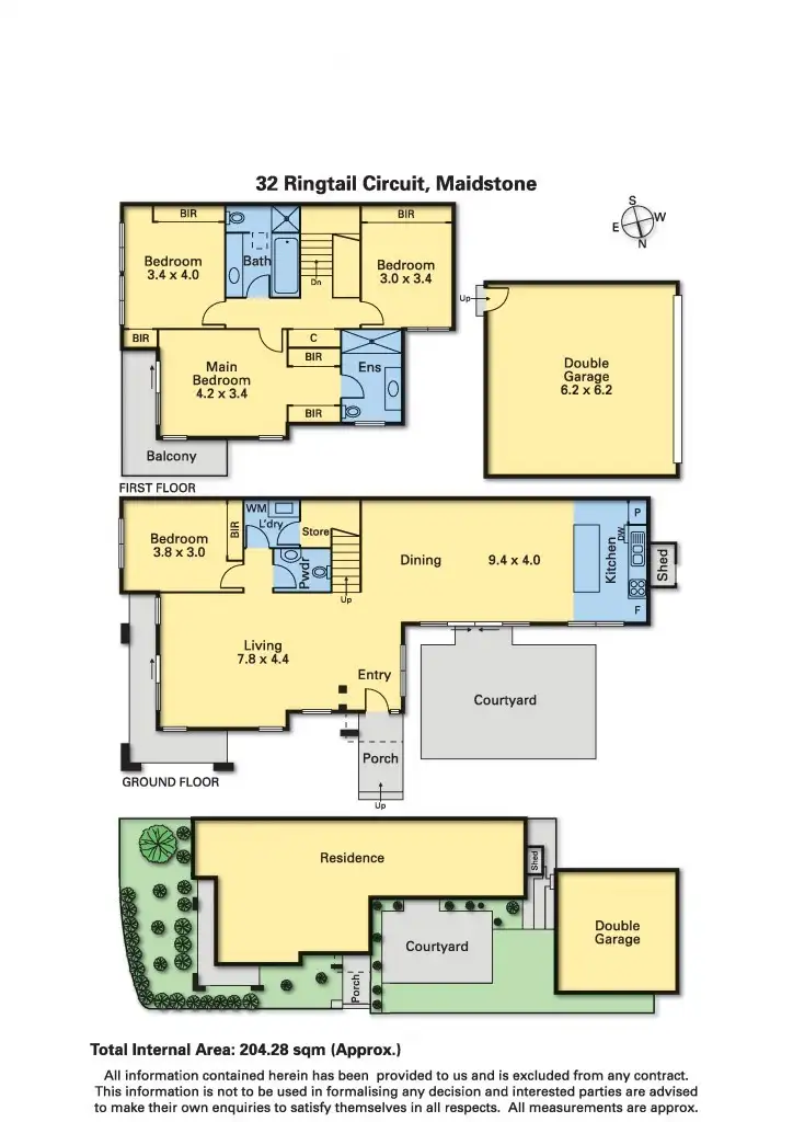 Floorplan of Homely house listing, 32 Ringtail Circuit, Maidstone VIC 3012