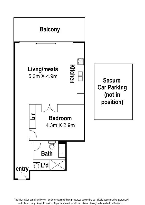 Floorplan of Homely apartment listing, 202/1C Berry Street, Essendon North VIC 3041