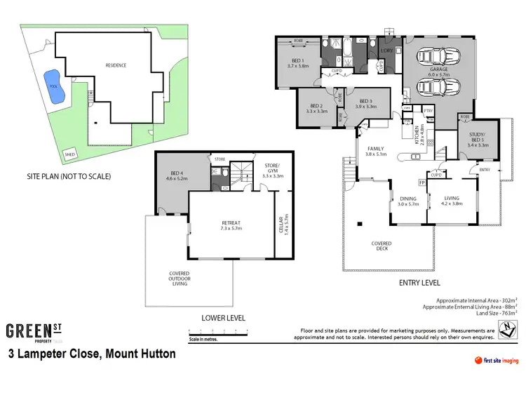 Floorplan of Homely house listing, 3 Lampeter Close, Mount Hutton NSW 2290