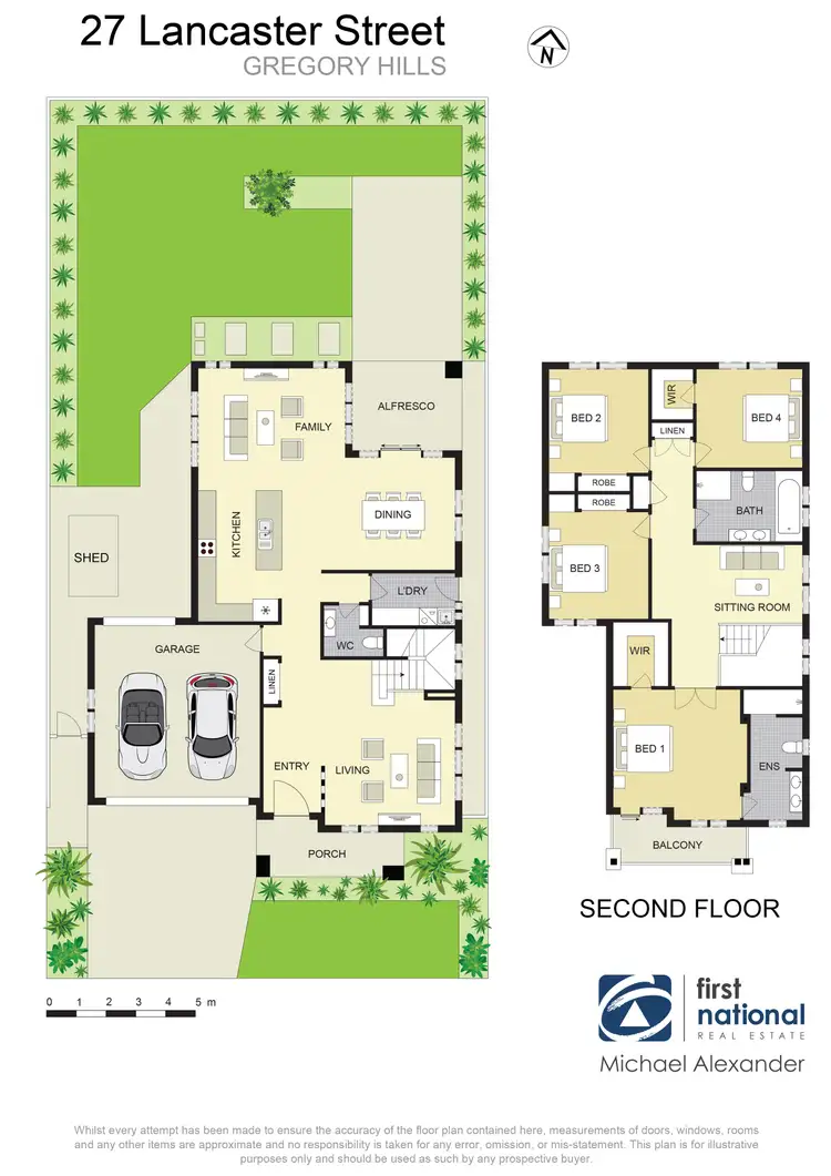 Floorplan of Homely house listing, 27 Lancaster Street, Gregory Hills NSW 2557