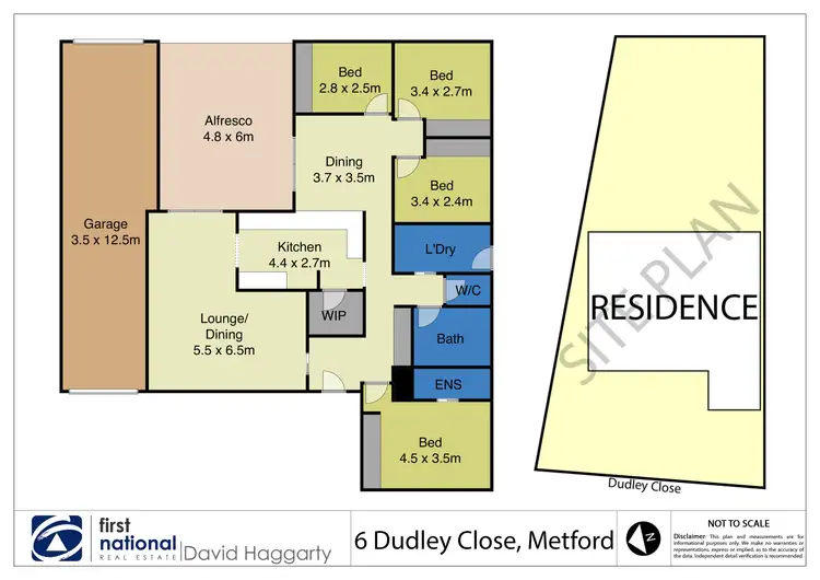 Floorplan of Homely house listing, 6 Dudley Close, Metford NSW 2323