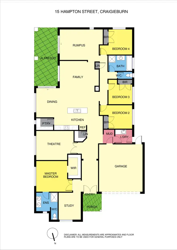 Floorplan of Homely house listing, 15 Hampton Street, Craigieburn VIC 3064