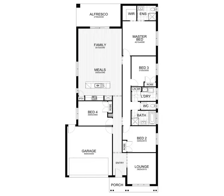 Floorplan of Homely house listing, LOT 2224 Leakes Road, Tarneit VIC 3029