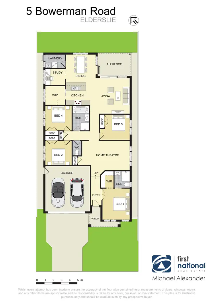 Floorplan of Homely house listing, 5 Bowerman Road, Elderslie NSW 2570