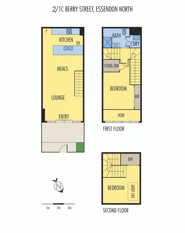 Floorplan of Homely apartment listing, 2/1C Berry Street, Essendon North VIC 3041