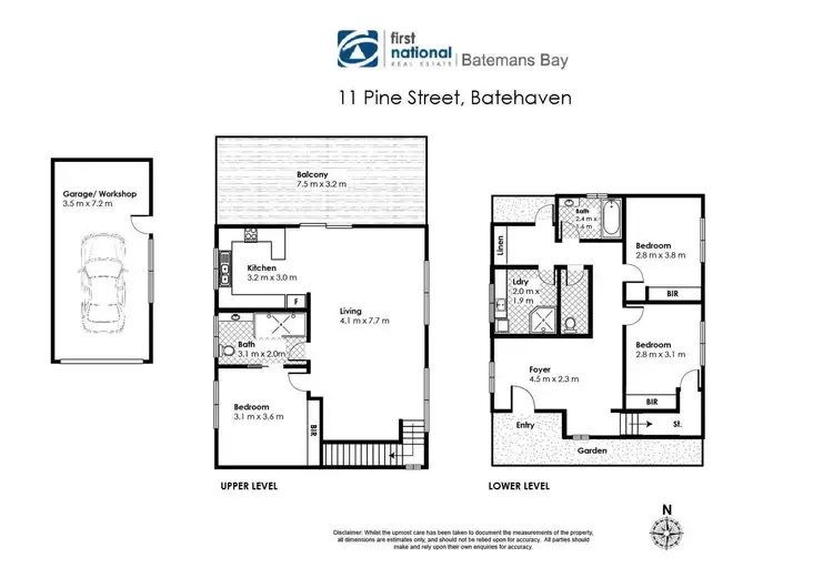 Floorplan of Homely house listing, 11 Pine Street, Batehaven NSW 2536