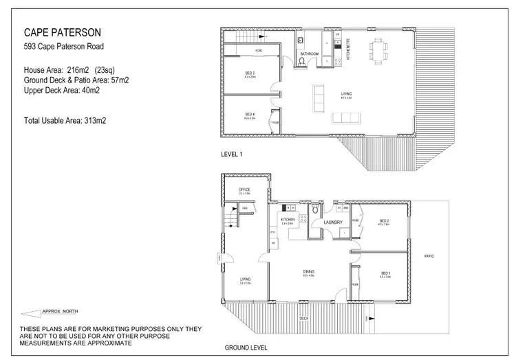 Floorplan of Homely house listing, 593 Cape Paterson Road, Cape Paterson VIC 3995