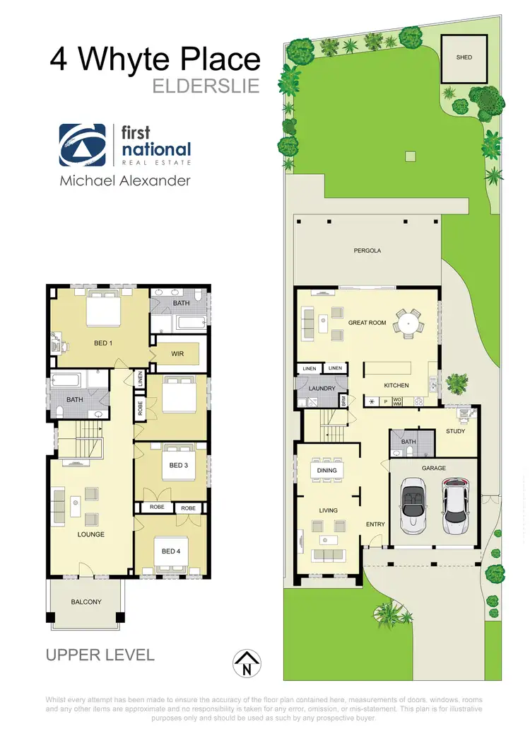 Floorplan of Homely house listing, 4 Whyte Place, Elderslie NSW 2570
