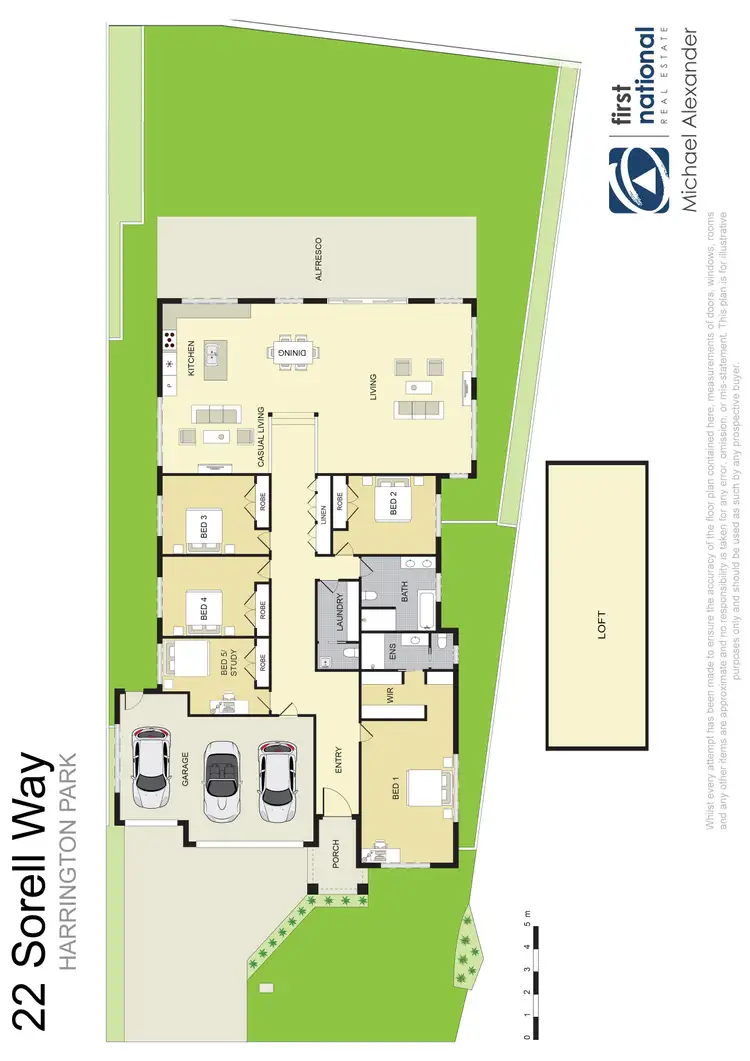 Floorplan of Homely house listing, 22 Sorell Way, Harrington Park NSW 2567