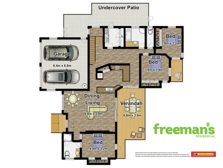 Floorplan of Homely house listing, 17 Solomon Place, Mooroobool QLD 4870
