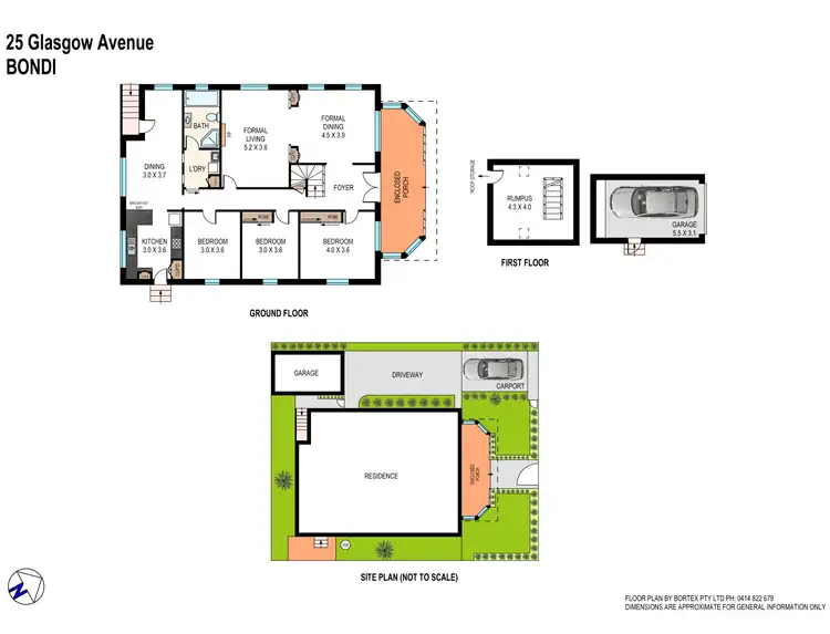 Floorplan of Homely house listing, 25 Glasgow Avenue, Bondi Beach NSW 2026