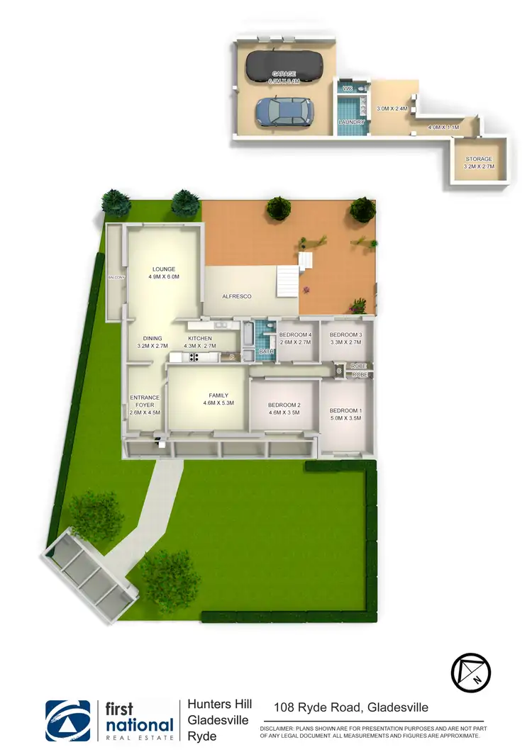 Floorplan of Homely house listing, 108 Ryde Road, Gladesville NSW 2111