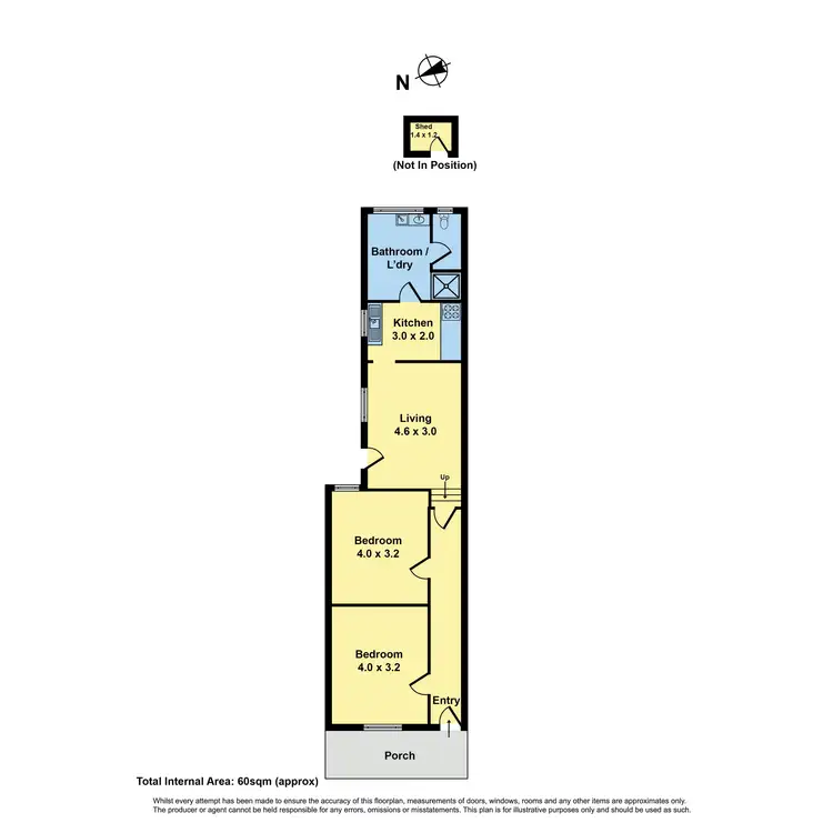 Floorplan of Homely house listing, 11 McCracken Street, Kensington VIC 3031
