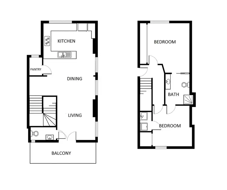 Floorplan of Homely apartment listing, 2/689 Mount Alexander Road, Moonee Ponds VIC 3039