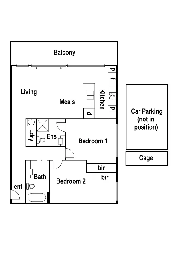 Floorplan of Homely apartment listing, 3/6 Sturt Street, Essendon VIC 3040