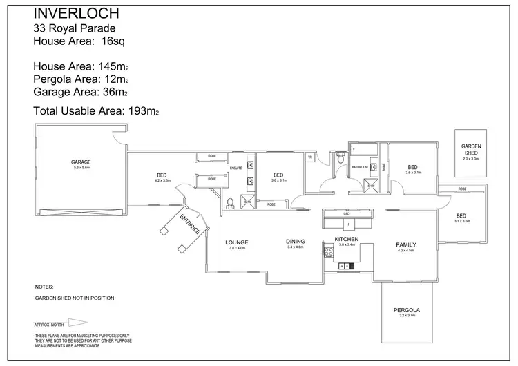 Floorplan of Homely house listing, 33 Royal Pde, Inverloch VIC 3996