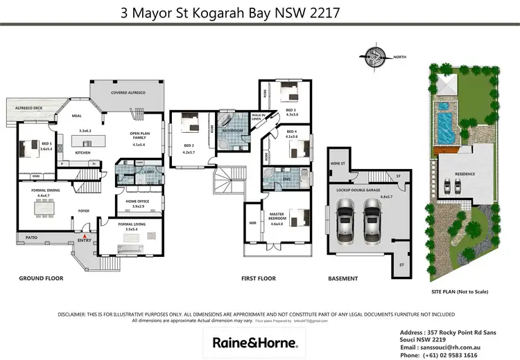 Floorplan of Homely house listing, 3 Mayor Street, Kogarah Bay NSW 2217