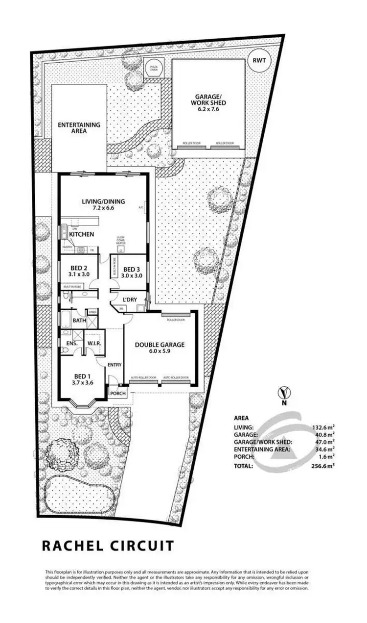 Floorplan of Homely house listing, 75 Rachel Circuit, Nairne SA 5252