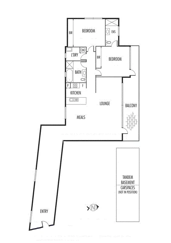 Floorplan of Homely apartment listing, 8/719 Mt Alexander Road, Moonee Ponds VIC 3039