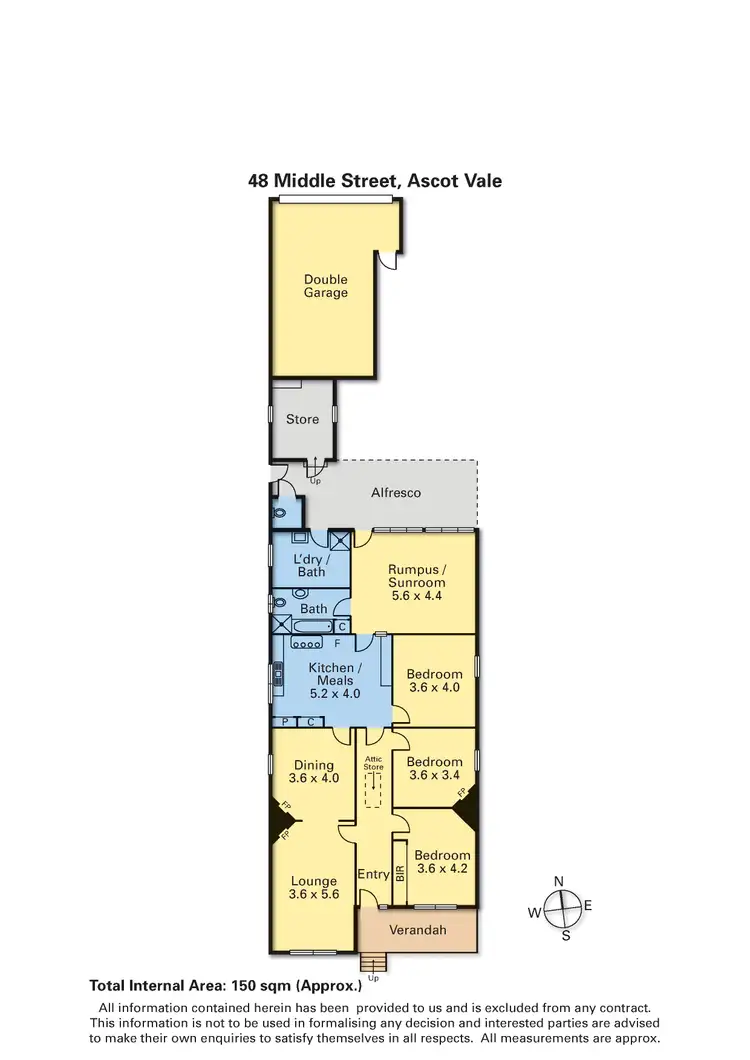 Floorplan of Homely house listing, 48 Middle Street, Ascot Vale VIC 3032