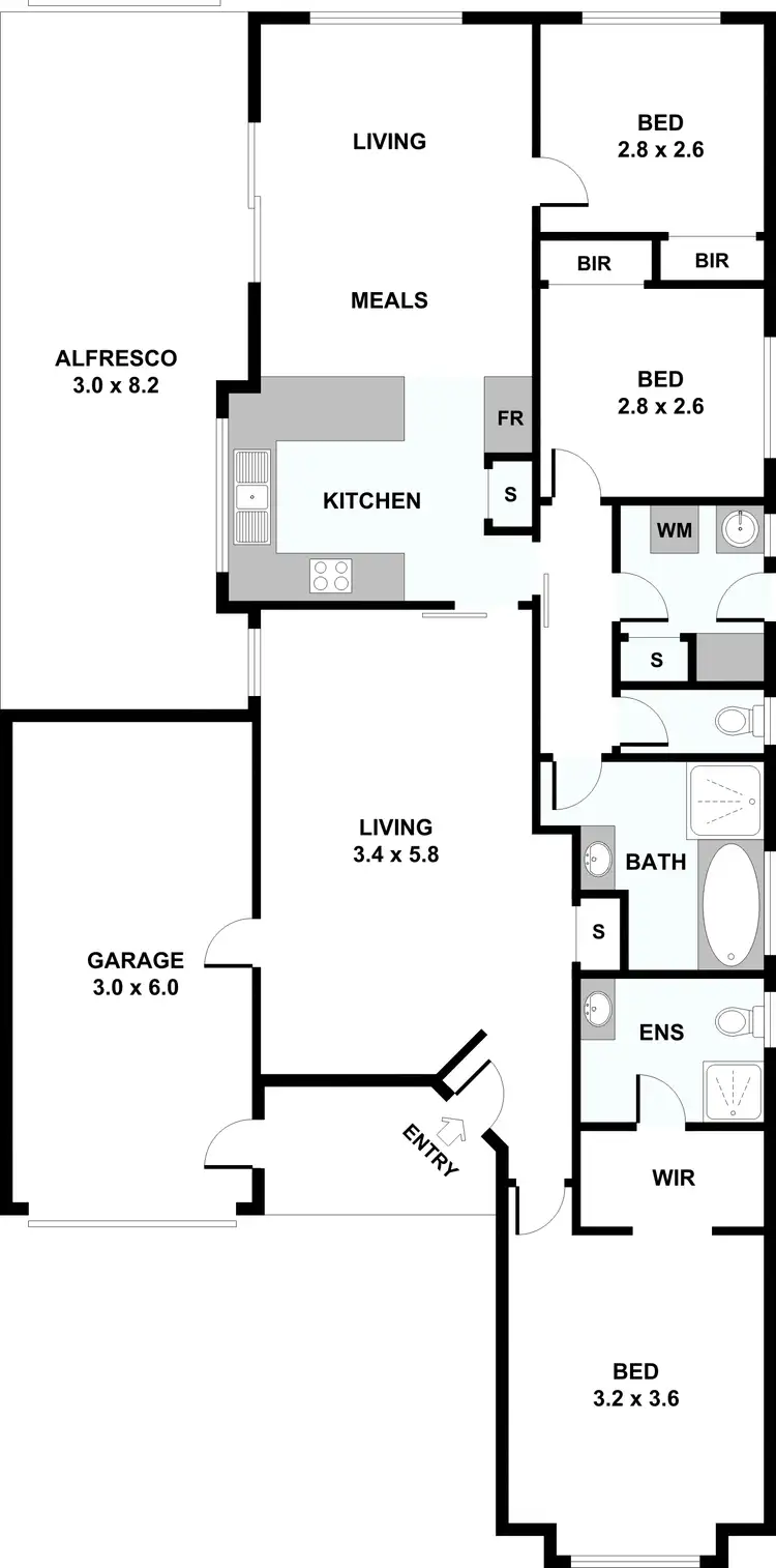 Floorplan of Homely house listing, 53A Dundee Way, Sydenham VIC 3037