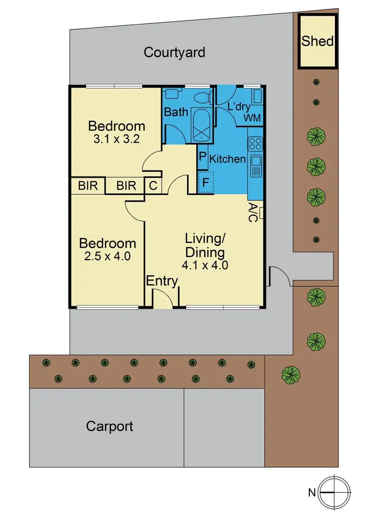 Floorplan of Homely unit listing, 9/10-12 Brunswick Road, Mitcham VIC 3132