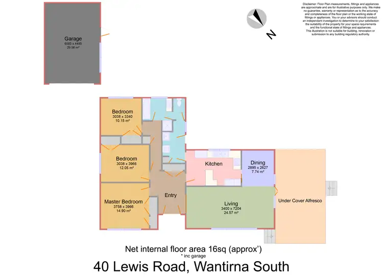Floorplan of Homely house listing, 40 Lewis Road, Wantirna South VIC 3152