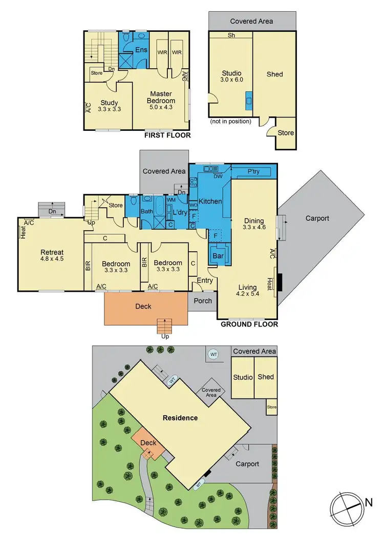 Floorplan of Homely house listing, 4 Marcus Court, Forest Hill VIC 3131