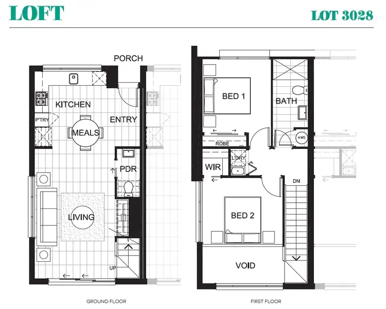 Floorplan of Homely townhouse listing, LOT 3028 Strata Walk - Greenvale Gardens, Greenvale VIC 3059