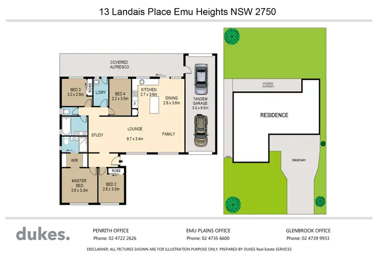 Floorplan of Homely house listing, 13 Landais Place, Emu Heights NSW 2750