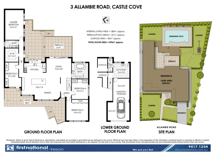 Floorplan of Homely house listing, 3 Allambie Road, Castle Cove NSW 2069
