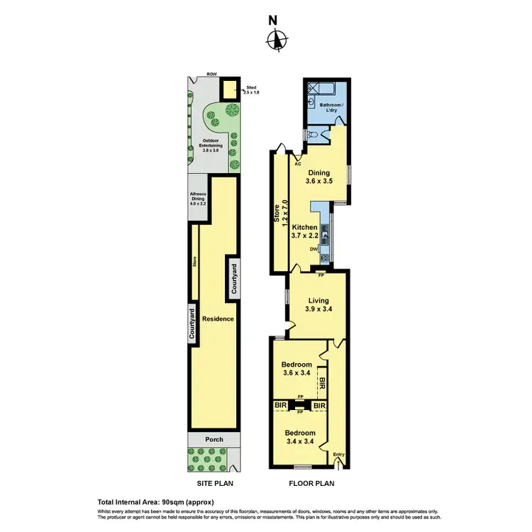 Floorplan of Homely house listing, 33 Chelmsford Street, Kensington VIC 3031