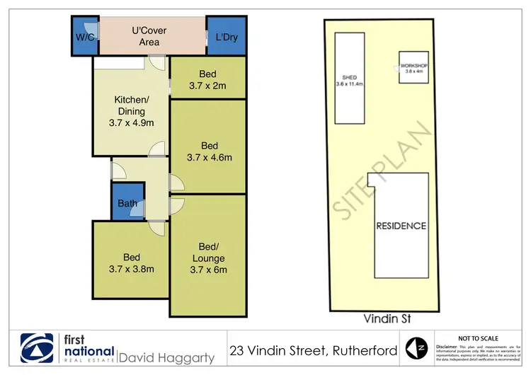Floorplan of Homely house listing, 23 Vindin Street, Rutherford NSW 2320