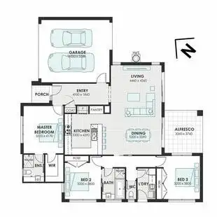 Floorplan of Homely townhouse listing, 1/165-167 Bayview Road, Mccrae VIC 3938