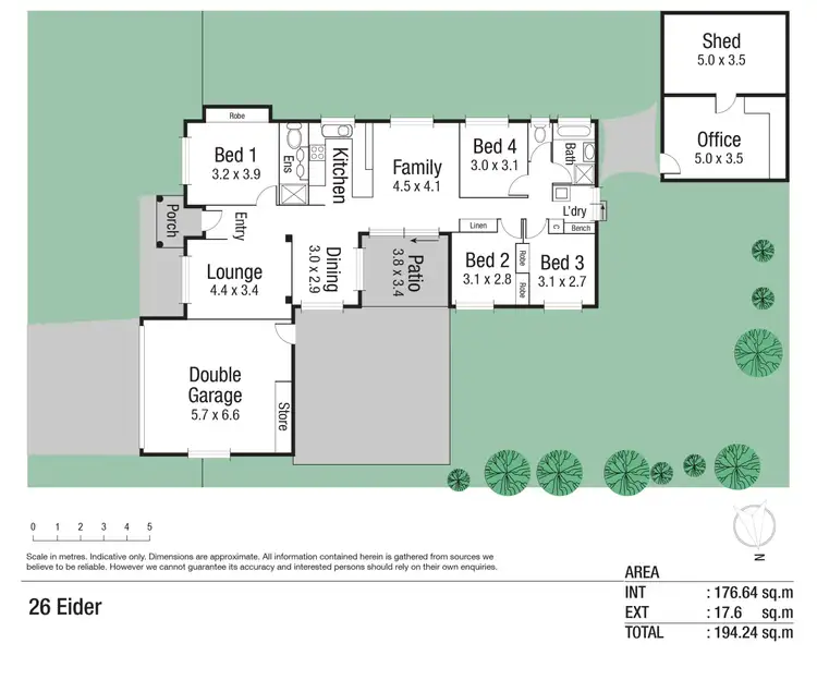 Floorplan of Homely house listing, 26 Eider Court, Condon QLD 4815