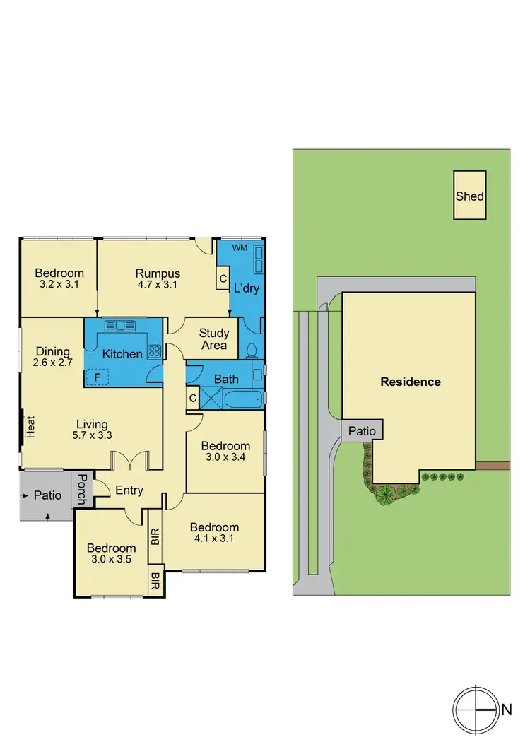 Floorplan of Homely house listing, 14 Majtlis Street, Blackburn North VIC 3130