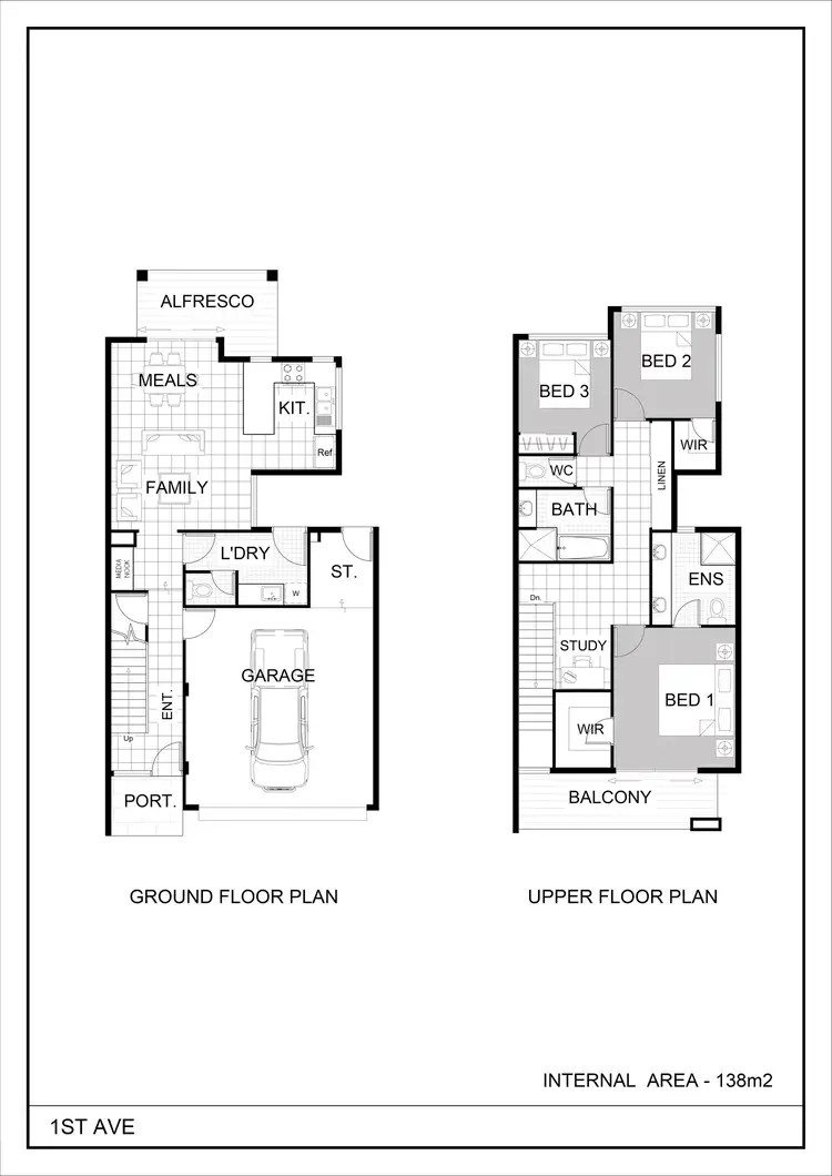 Floorplan of Homely land listing, 1 First Avenue, Applecross WA 6153