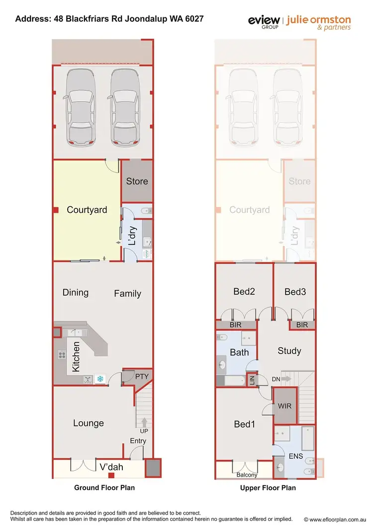 Floorplan of Homely house listing, 48 Blackfriars Rd, Joondalup WA 6027