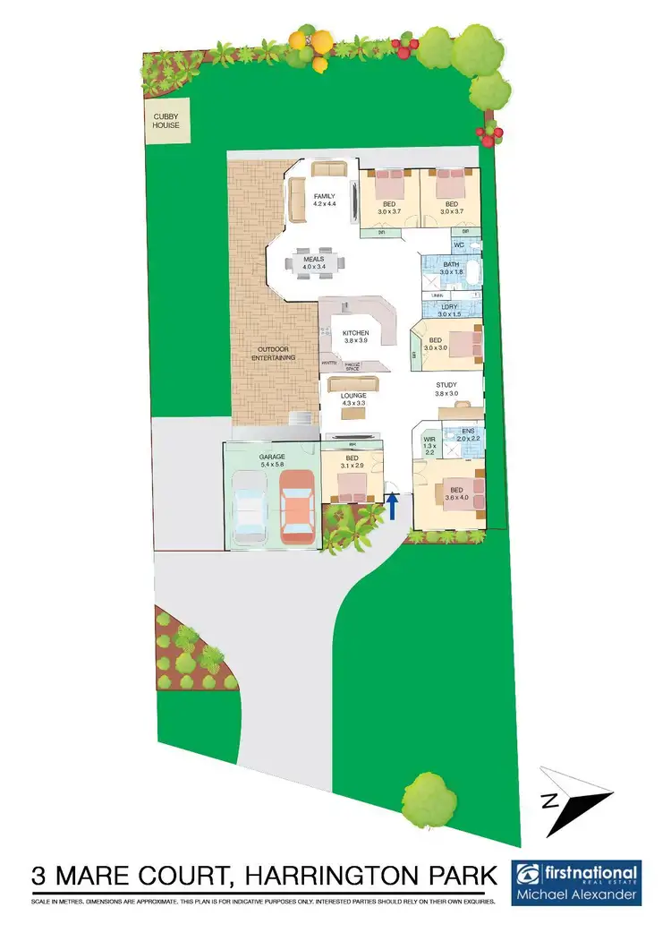 Floorplan of Homely house listing, 3 Mare Court, Harrington Park NSW 2567