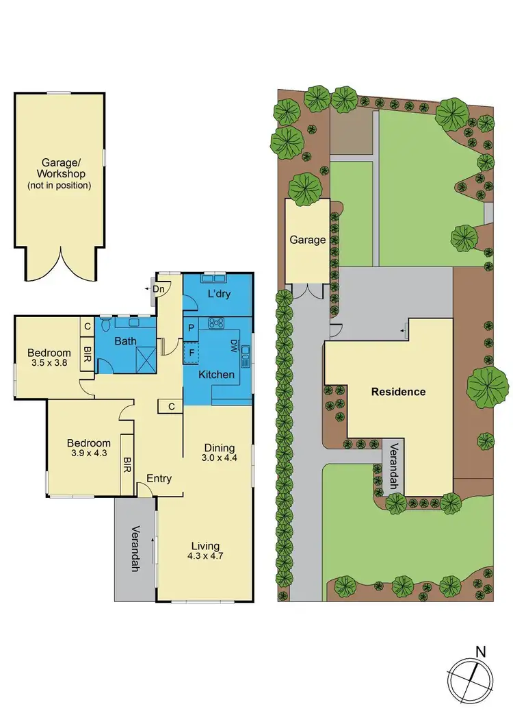Floorplan of Homely house listing, 349-351 Springfield Road, Nunawading VIC 3131