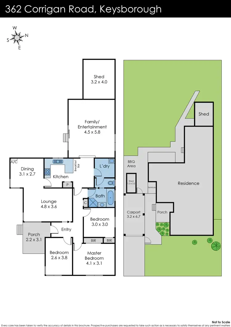 Floorplan of Homely house listing, 362 Corrigan Road, Keysborough VIC 3173