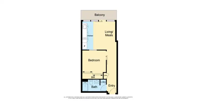 Floorplan of Homely apartment listing, 1404/7 Katherine Place, Melbourne VIC 3000