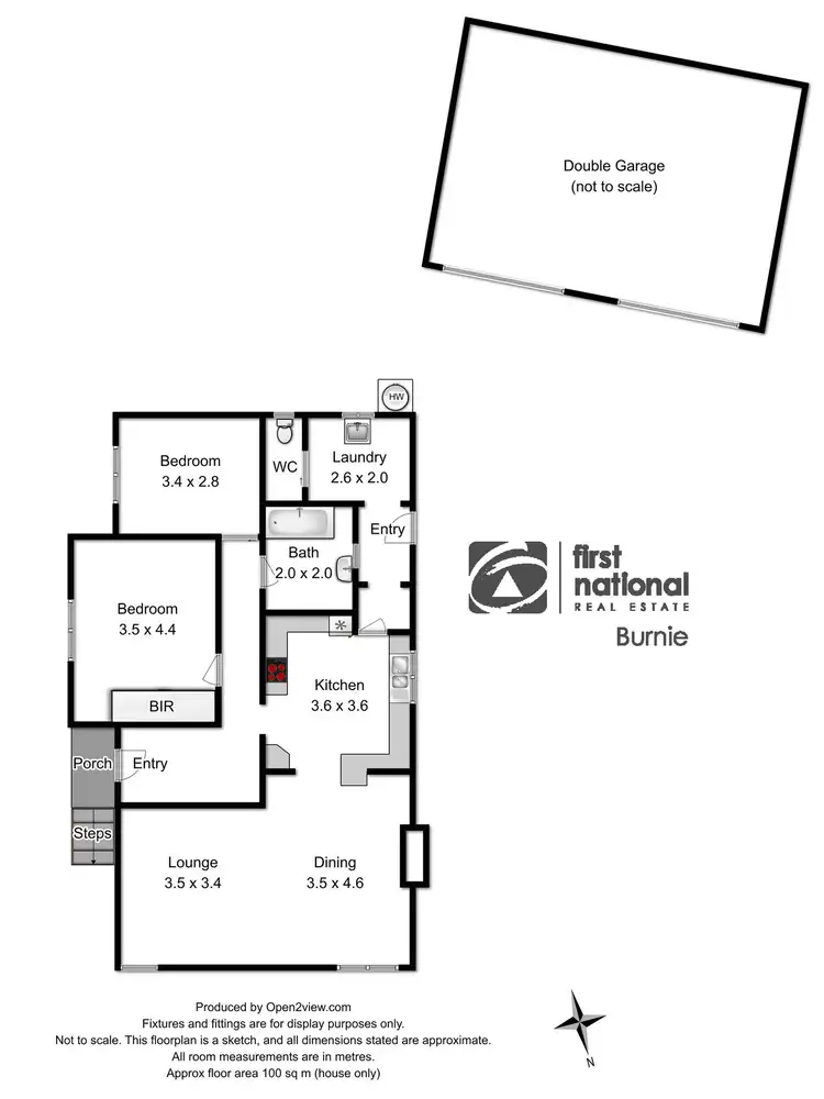 Floorplan of Homely house listing, 41 Truganini Street, Montello TAS 7320