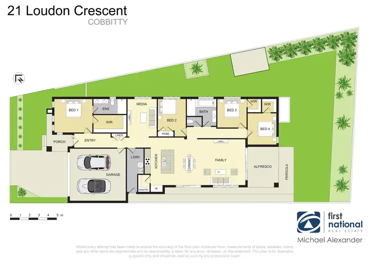Floorplan of Homely house listing, 21 Loudon Crescent, Cobbitty NSW 2570